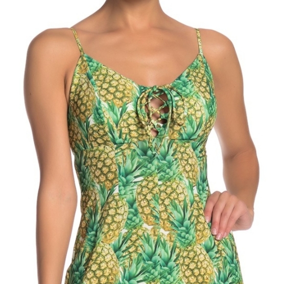 NWT! Show Me Your MuMu pineapple dress - Picture 4 of 10